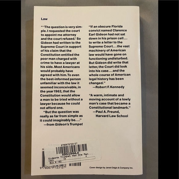 📖💙Gideon’s Trumpet by Anthony Lewis - Picture 2 of 2